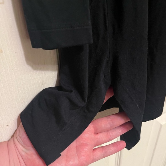 Soft Surroundings Black Mock Turtleneck Trapeze Dress Tunic Size Medium - Picture 5 of 5